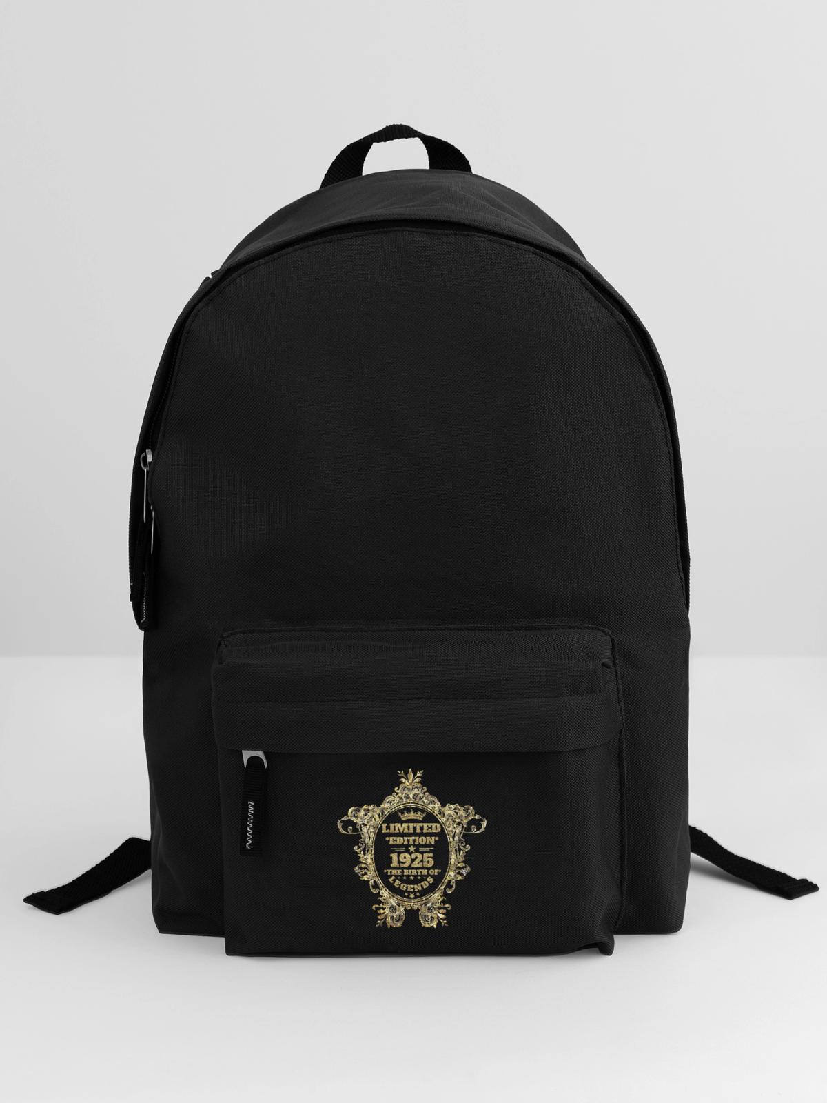Limited Edition 1925 - Rucksack - Schwarz - Vorne