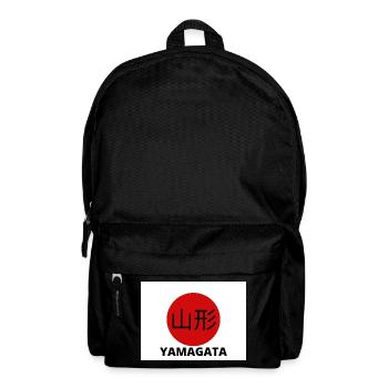 Yamagata Japon à Kanji - Sac à dos - noir - Devant