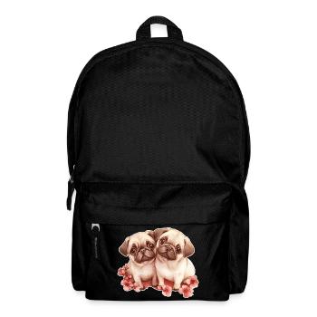 Mops - Rucksack - Schwarz - Vorne