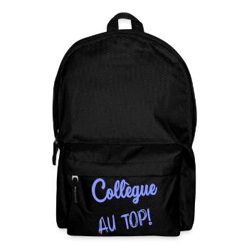 COLLEAGUE. START. RETIREMENT. EMPLOYMENT. HUMOR - Backpack - black - Front