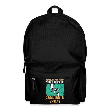 Ich kann nicht, ich habe Pläne in der Kabine Karos - Rucksack - Schwarz - Vorne