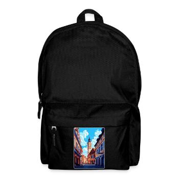 Weimar Germany Vintage Travel Poster Souvenir WPA - Backpack - black - Front