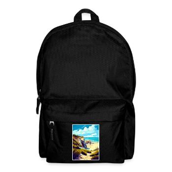 Crystal Cove California Vintage Reiseposter WPA - Rucksack - Schwarz - Vorne
