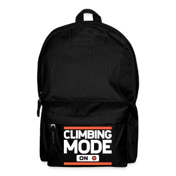 Klettern Bouldern Boulder Bergsteiger - Rucksack - Schwarz - Vorne