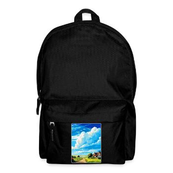 Neues Romney England Uk Vintage Reiseplakat WPA - Rucksack - Schwarz - Vorne