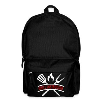 instructeur de grillades - Sac à dos - noir - Devant