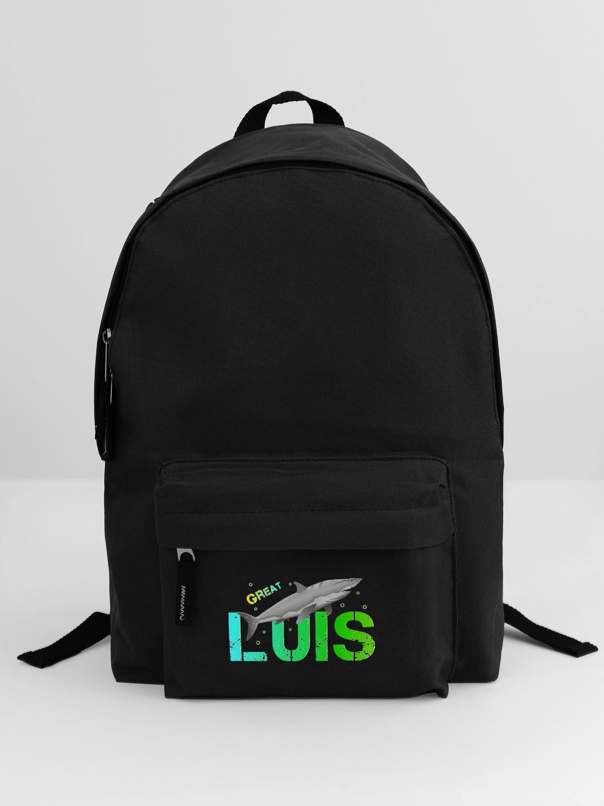 Luis - Rucksack - Schwarz - Vorne