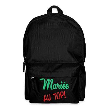 EVJF. MARIEE. TEAM. TEAM MARIEE. FUTURE MARIEE - Sac à dos - noir - Devant