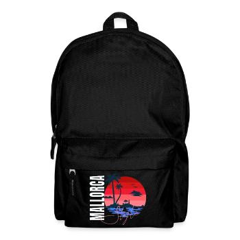 Mallorca Style – Sunset Vibes - Rucksack - Schwarz - Vorne