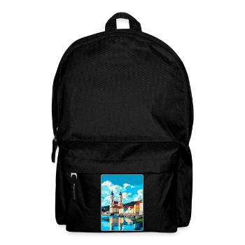 Passau Germany Vintage Travel Poster Souvenir WPA - Backpack - black - Front