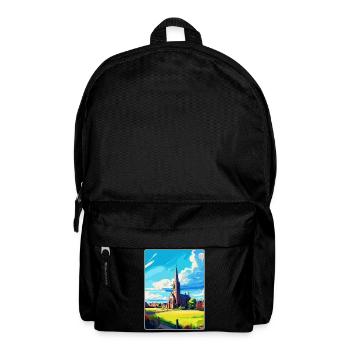 St Andrews Scotland Uk Travel Poster Souvenir WPA - Backpack - black - Front