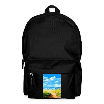 Northumberland Vintage Reiseposter Souvenir WPA - Rucksack - Schwarz - Vorne