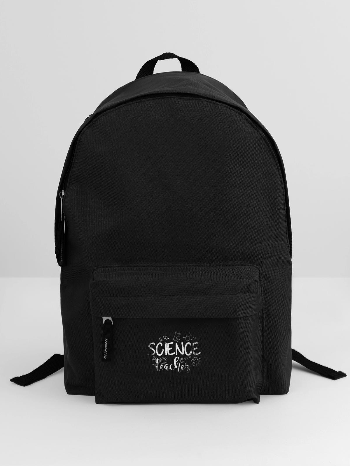 Science Teacher - Rucksack - Schwarz - Vorne