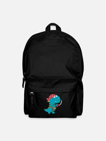 Dino Pirate Pirate Costume Halloween Carnival Boys - Backpack - black