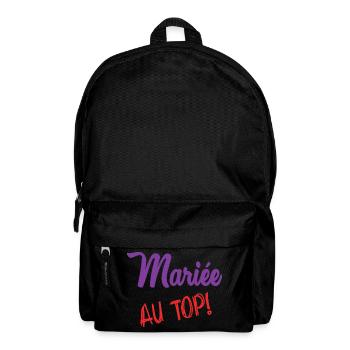 EVJF. MARIEE. TEAM. TEAM MARIEE. FUTURE MARIEE - Sac à dos - noir - Devant