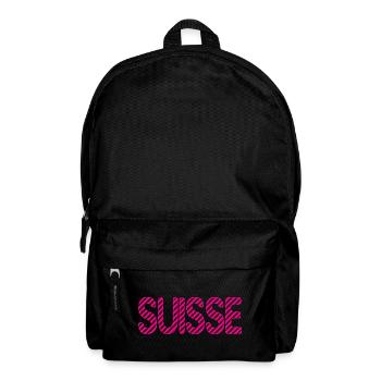 SUISSE. PAYS. GENEVE. HUMOUR. DRAPEAU. GENEVE - Sac à dos - noir - Devant