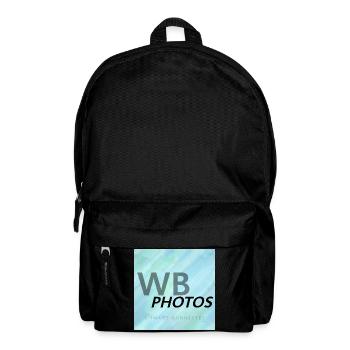 HELLBLAUES WBP-LOGO - Rucksack - Schwarz - Vorne