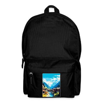 Sölden Österreich Vintage Reiseplakat Souvenir WPA - Rucksack - Schwarz - Vorne