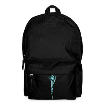 Bianca Name Liebesblume Linienkunst - Rucksack - Schwarz - Vorne