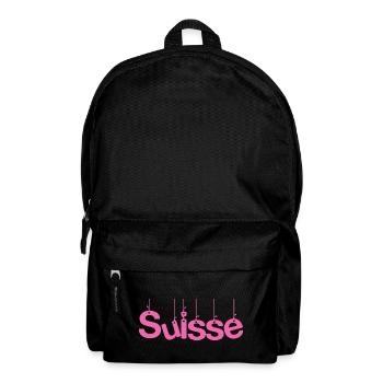 SUISSE. PAYS. GENEVE. SUISSE. HUMOUR - Sac à dos - noir - Devant