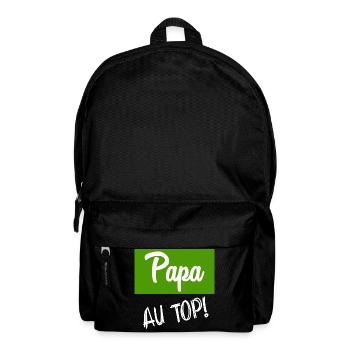 BONNE FÊTE PAPA. PAPA. FÊTE DES PÈRES. PÈRE - Sac à dos - noir - Devant