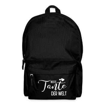 Beste Tante der Welt - Rucksack - Schwarz - Vorne