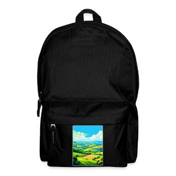 Camel Valley Cornwall England Uk Travel Poster WPA - Backpack - black - Front
