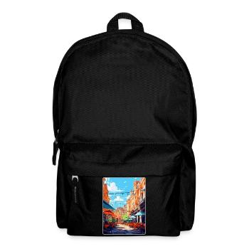 Covent Garden England Uk Reiseposter Souvenir - Rucksack - Schwarz - Vorne