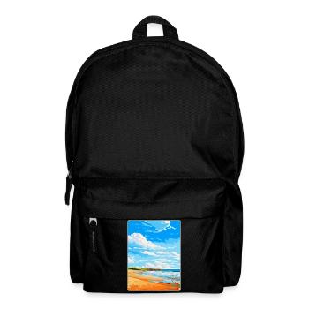 Constantine Bay, Cornwall, England, Vereinigtes Königreich, Reiseposter - Rucksack - Schwarz - Vorne
