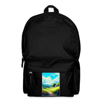 Llanblethian Wales Uk Reise Poster Souvenir WPA - Rucksack - Schwarz - Vorne