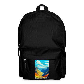 Helvellyn Cumbria Vintage Travel Poster Souvenir - Backpack - black - Front