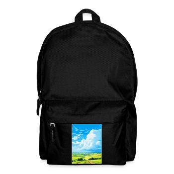 South Downs Vintage Reise Poster Souvenir WPA - Rucksack - Schwarz - Vorne