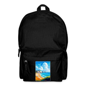 Dover England Uk Vintage Reiseplakat Souvenir - Rucksack - Schwarz - Vorne