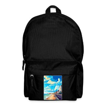 Hove England Uk Vintage Reiseplakat Souvenir WPA - Rucksack - Schwarz - Vorne