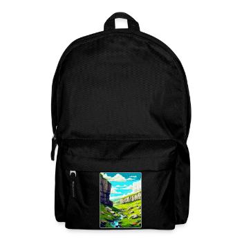 Malham Cove England Uk Vintage Reiseposter WPA - Rucksack - Schwarz - Vorne