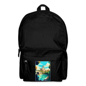 Avignon Frankreich Vintage Reiseplakat Souvenir WPA - Rucksack - Schwarz - Vorne