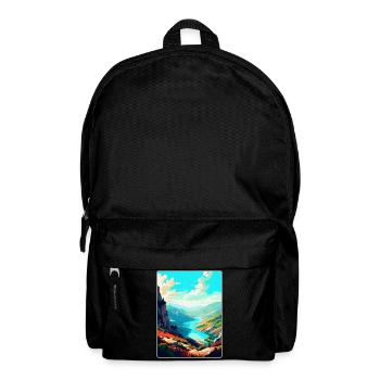 Geres Nationalpark Portugal Vintage Reiseplakat - Rucksack - Schwarz - Vorne