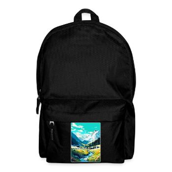 Arosa Suisse Affiche de voyage vintage souvenir - Sac à dos - noir - Devant