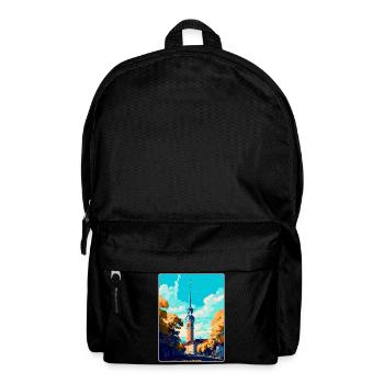 Dortmund Germany Vintage Travel Poster Souvenir - Backpack - black - Front