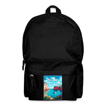 Menorca Spain Vintage Travel Poster WPA Souvenir - Backpack - black - Front