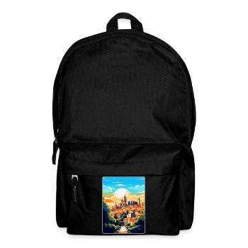 Toledo Spanien Vintage Reiseposter WPA Souvenir - Rucksack - Schwarz - Vorne
