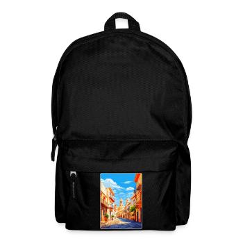 Alicante Spanien Vintage Reiseplakat Souvenir WPA - Rucksack - Schwarz - Vorne