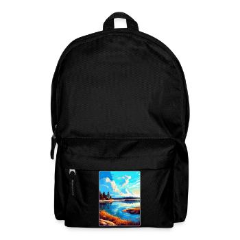 Warta Mouth Poland Vintage Travel Poster Souvenir - Backpack - black - Front