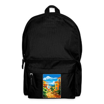 Vila Vicosa Portugal Affiche de voyage vintage WPA Art - Sac à dos - noir - Devant