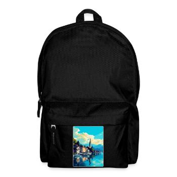 Bregenz Autriche Affiche de voyage vintage souvenir WPA - Sac à dos - noir - Devant