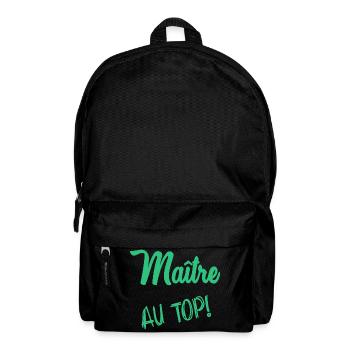 MASTER. THANK YOU. THANK YOU, MASTER. MASTER. MASTER GIFT - Backpack - black - Front