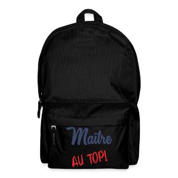 MEISTER AN DER SPITZE - Rucksack - Schwarz - Vorne