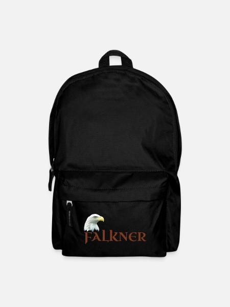 Falkner, Adlerkopf, Weißkopfseeadler für Falknerei - Rucksack - Schwarz