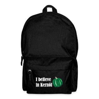 I believe in Kernöl Steiermark Österreich R - Rucksack - Schwarz - Vorne