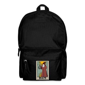 Ermite Tarotkarte Schamane Wahrsagerei - Rucksack - Schwarz - Vorne